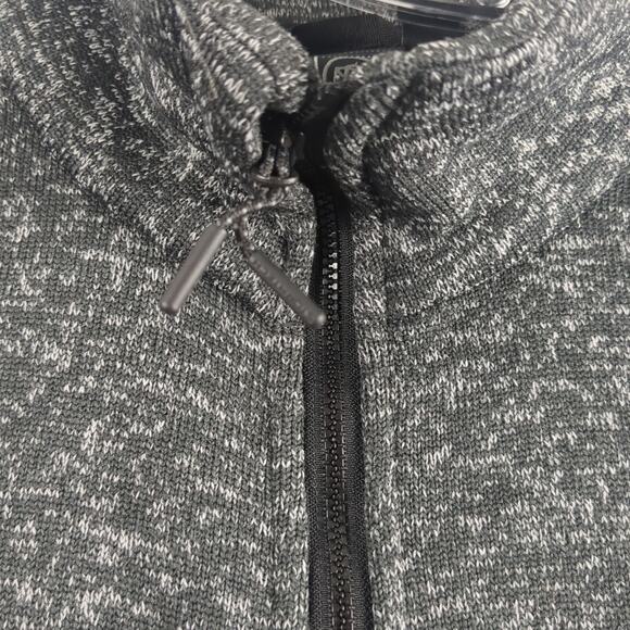 Stormtech Performance LS Full Zip Soft Heathered Grey Fleece Jacket Mens Large - Picture 7 of 16